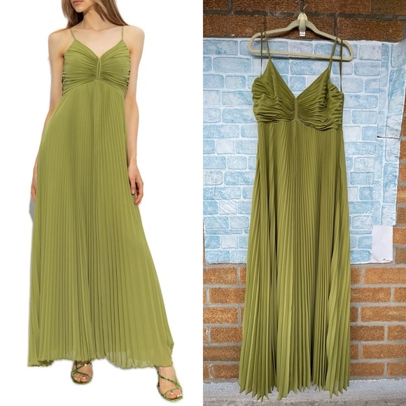 Diane von Furstenberg Pleated Strap Irma Dress size 16 - Picture 3 of 17